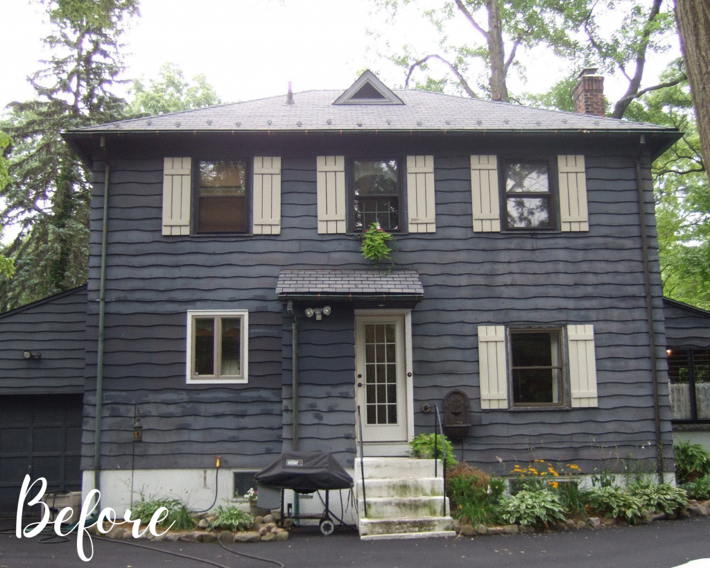 bergen county exterior before picture