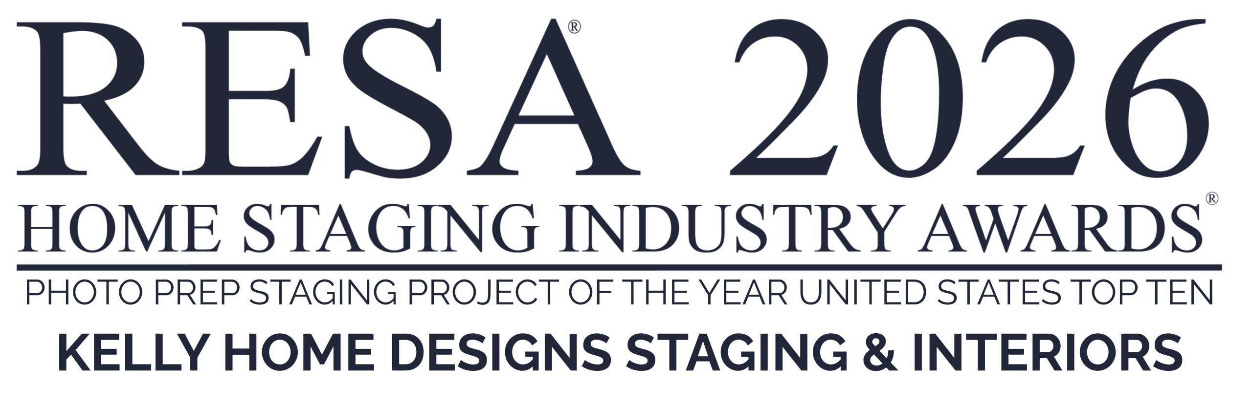 Award for being a Top 10 Finalist for Occupied Staging int the U.S. in 20206