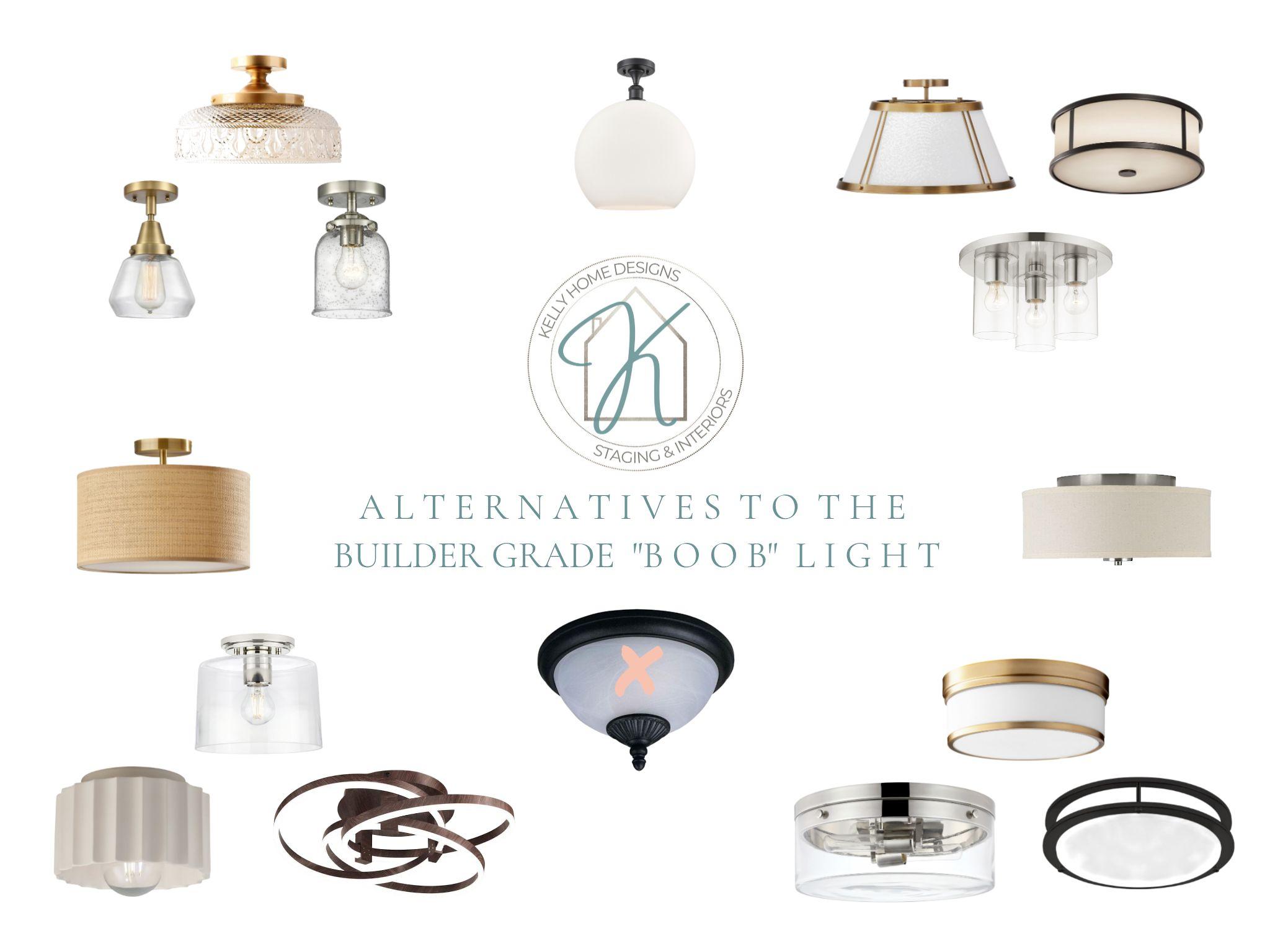 Flush mount light fixtures 