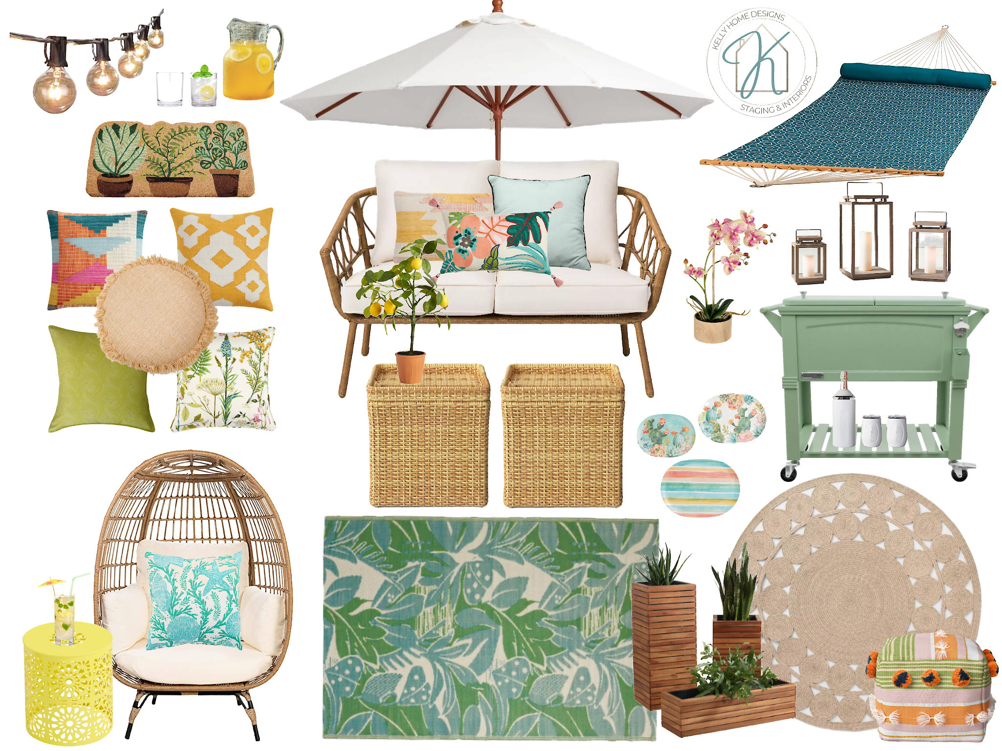 Summer Patio Design Board